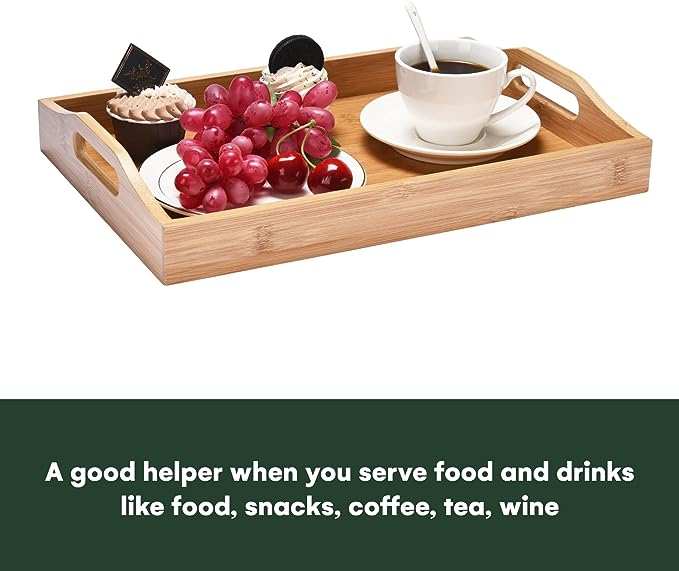 Wooden serving trays