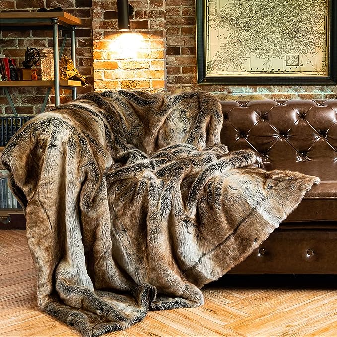 faux fur throw