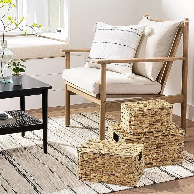 woven storage baskets